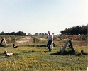 1985 August - Larry Skar taking care of his pride and joy